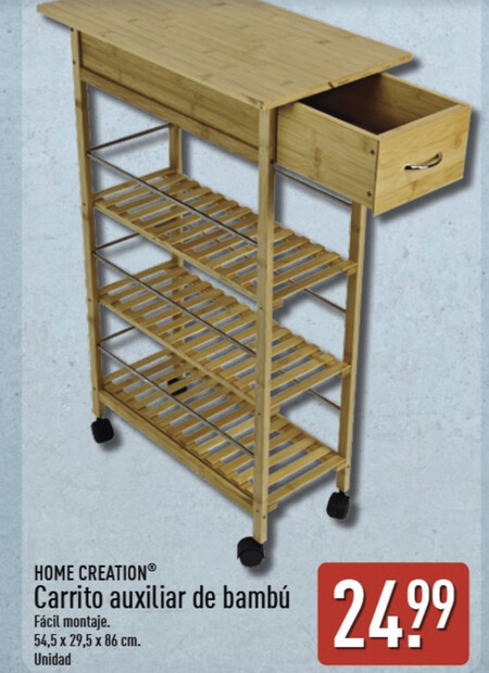 Carrito Auxiliar Estrecho Aldi