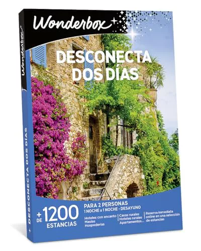 WONDERBOX - Caja Regalo - DESCONECTA Dos DÍAS - + de 1200 estancias Rurales para Dos Personas 