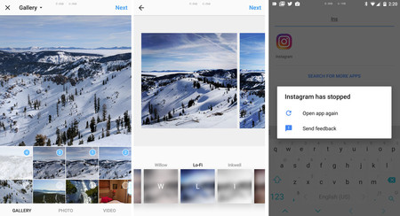 Instagram está probando los álbumes de hasta diez fotos en fase beta