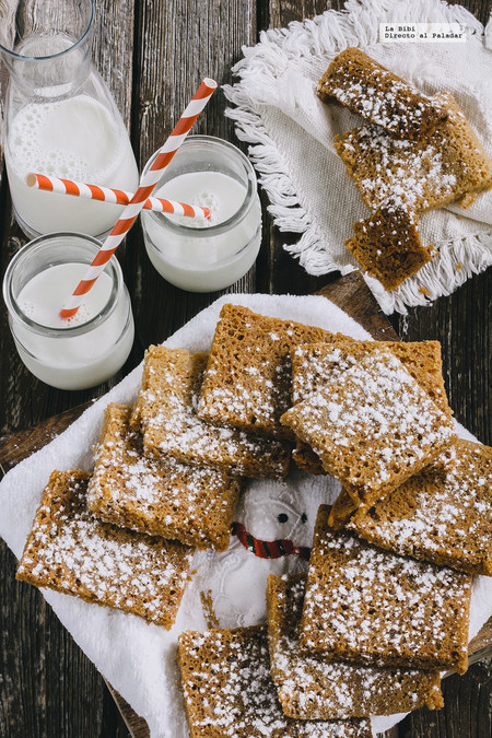 Galletas navideñas de jengibre y vainilla. Receta dulce de Navidad