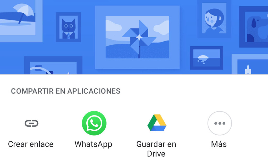 Google Fotos mejora el menú para compartir: estas son sus novedades