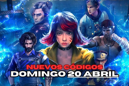 Codigos Free Fire 20 Abril