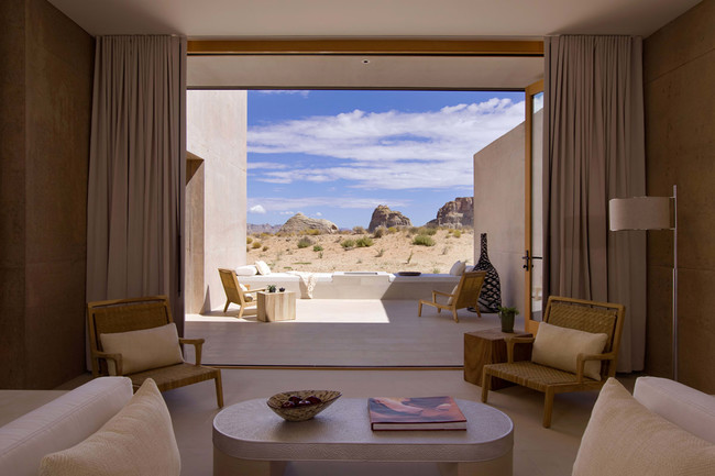 Aman Amangiri Suite Bedroom Office 2613