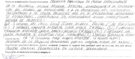 Carrefour denunciado por la ropa para motoristas que vende en sus centros