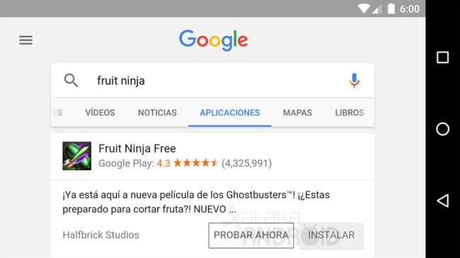 Emisión Apps Android