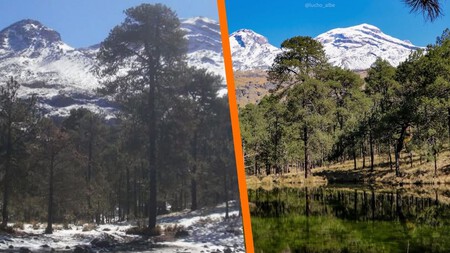 Entre pinos, oyameles y el Iztaccíhuatl se encuentra Laguna de Nahualac: el retrato navideño a 2 horas de CDMX