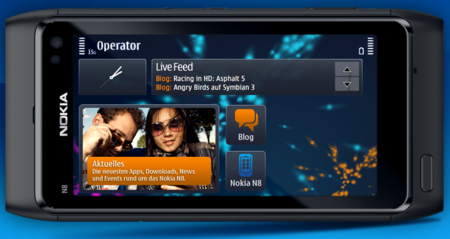 Nueva pantalla de inicio en Symbian^3 por cortesía de Nokia Alemania