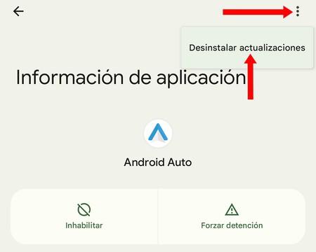 Android Auto Quitar Actualizaciones