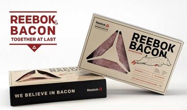 Reebok se pasa a la charcutería y lanza su propio bacon 