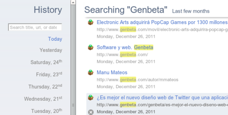 Better History, o cómo hacer más útil el historial de Chrome