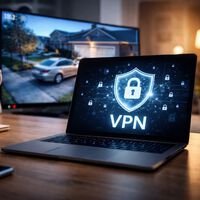 Si tienes cámaras para vigilar en casa, una VPN puede ayudarte a crear una red privada mucho más difícil de hackear que la normal