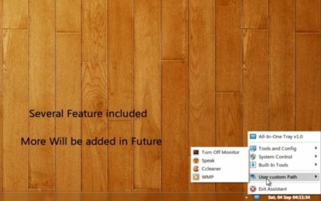 Accede a todas las opciones de Windows 7 con un click gracias a All-in-one Tray
