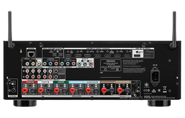 Denon AVR-X2300W, un receptor A/V para aquellos que buscan montar