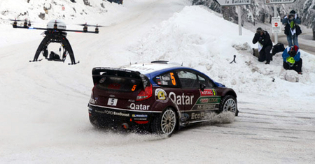 Los drones nos dan otra perspectiva del Mundial de Rallyes