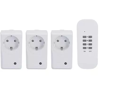 Unitec Kit de interruptor remoto inalámbrico 48110 con función de autoaprendizaje