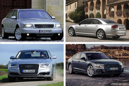 Cuatro Generaciones Audi A8