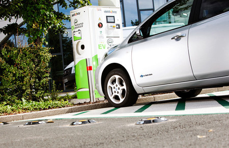 Cargador eléctrico en Inglaterra