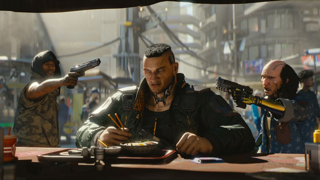 La comida de Cyberpunk 2077 es irrelevante para la mayoría de jugadores, pero esconde una historia tan turbia que temerás el futuro 