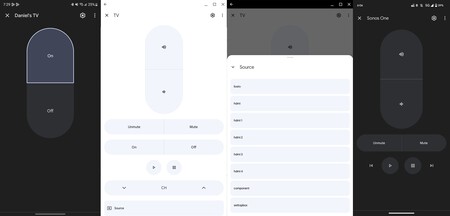 Controles Google Home