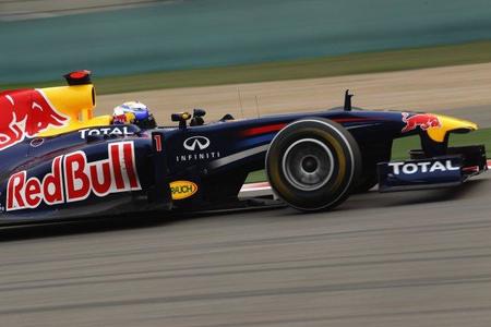 Sebastian Vettel hasta en la sopa