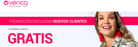 En Venca han comenzado las pre-rebajas y además tu primera compra es gratis