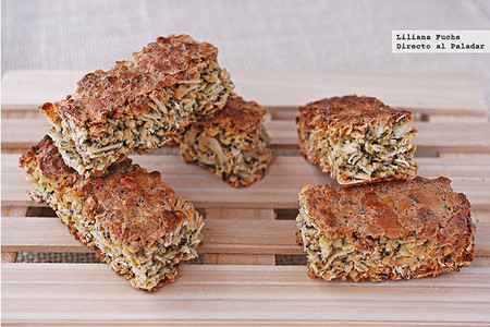 Barritas saludables de avena y almendra. Receta