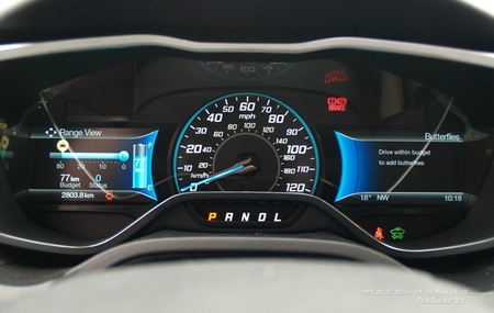 Ford Focus eléctrico toma de contacto en Dearborn (cuadro de instrumentos) 13