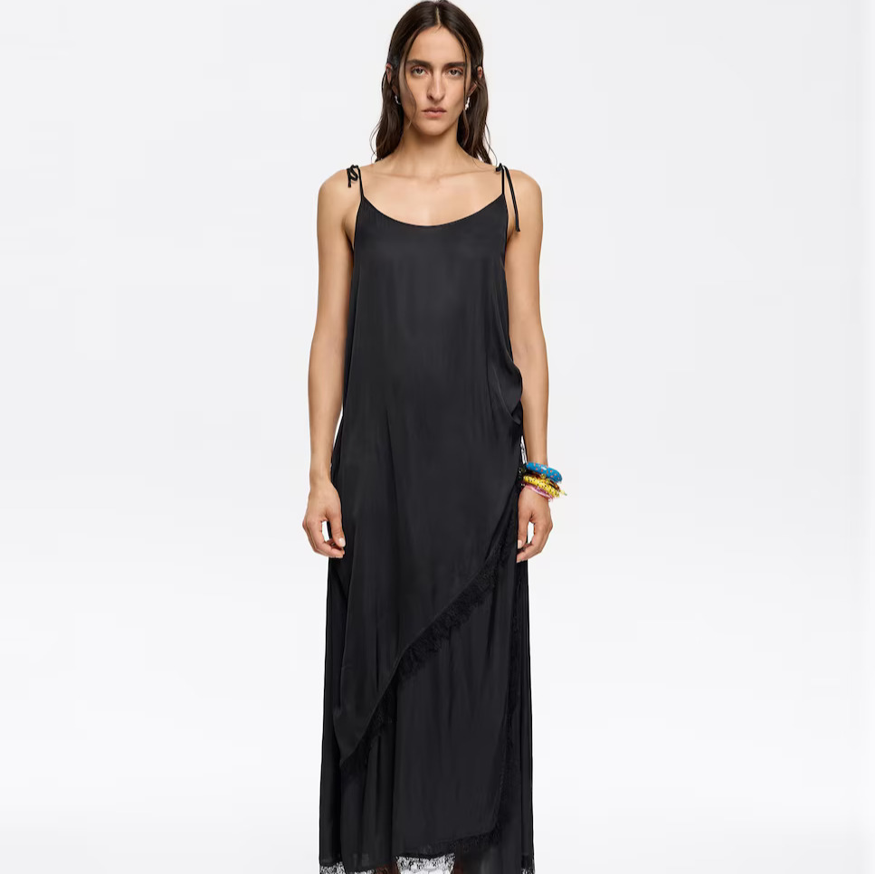 Bimba y Lola
Vestido cruzado fluido encaje