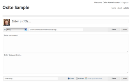 Oxite, gestor de blogs de Microsoft