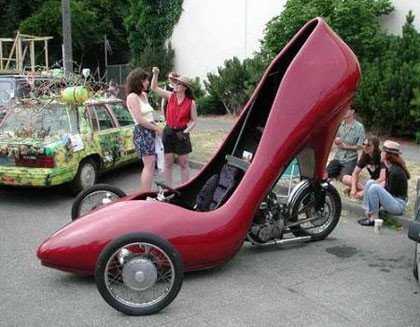 Shoe Bike, glamour sobre tres ruedas