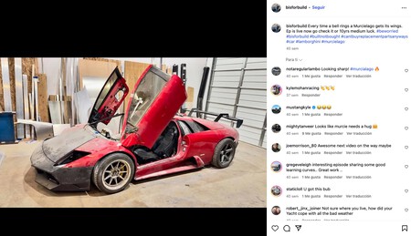 Así de deteriorado estaba el coche en origen