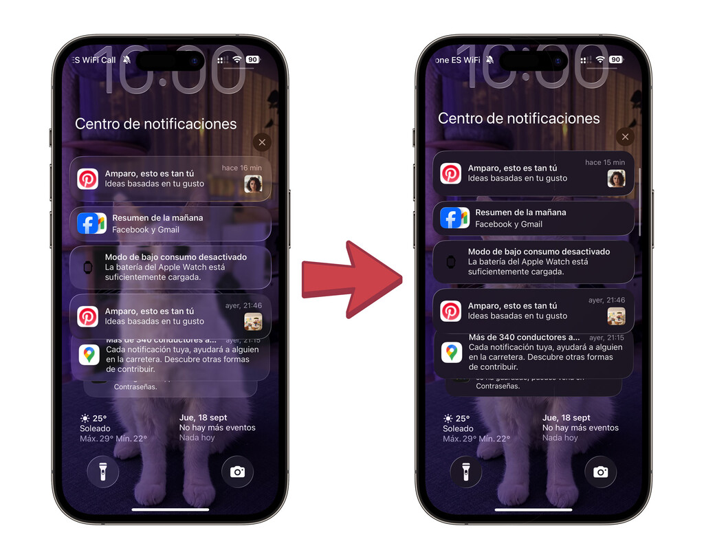Si has instalado iOS 26 y no te gusta el nuevo diseño transparente, sólo tienes que pulsar este botón escondido en los ajustes 