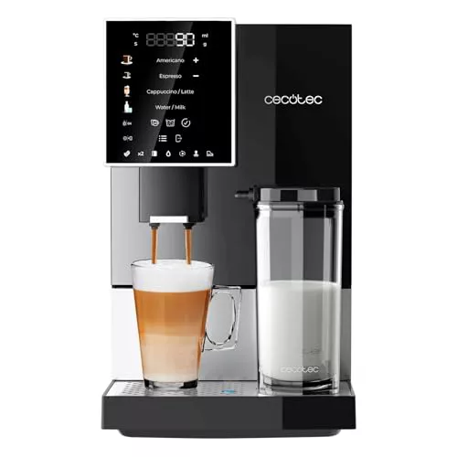 Cecotec Cafetera Superautomática Cremmaet Compactccino Black Silver