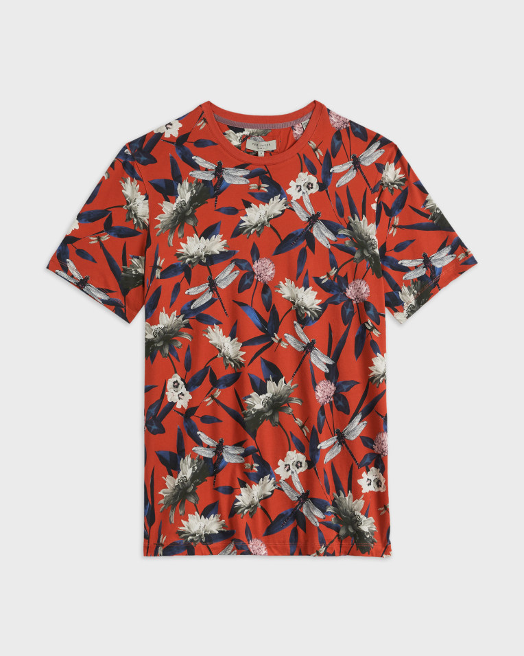 Camiseta modelo Jimbod color rojo