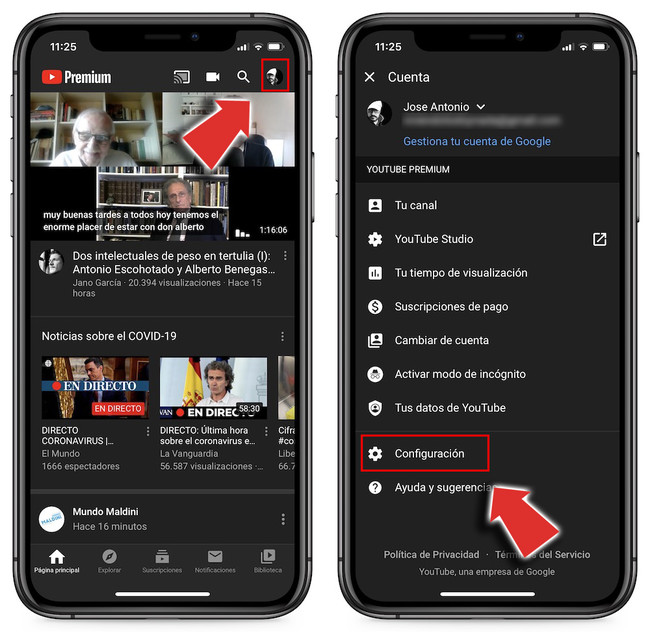Así puedes configurar YouTube para que no te muestre sugerencias de ...