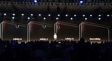 Samsung se apunta al notch con tres diseños distintos en sus nuevas pantallas Infinity Display