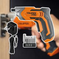 Amazon puso este destornillador inalámbrico Truper en solo 325 pesos: es recargable, tiene luz LED e incluye set de puntas 