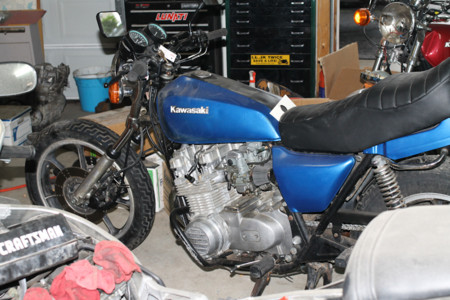 Motocicleta Abandonada