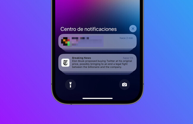 Imagen de notificaciones en un iPhone