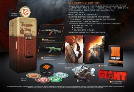 La edición especial del Call of Duty: Black Ops III incluye una nevera
