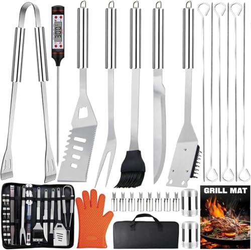 28Pcs Utensilios de Barbacoa 