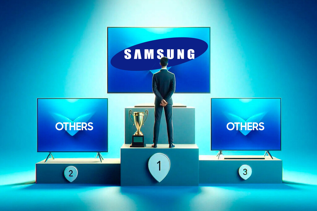 Samsung sigue liderando el mercado de los televisores un año más y van 20. Incluso cuando las ventas han caído para todo el sector 