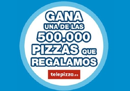 Orbit sortea 500.000 pizzas de Telepizza