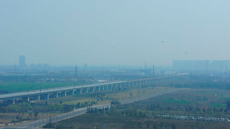 Gran Puente de Danyang-Kunshan en China, el más largo del mundo