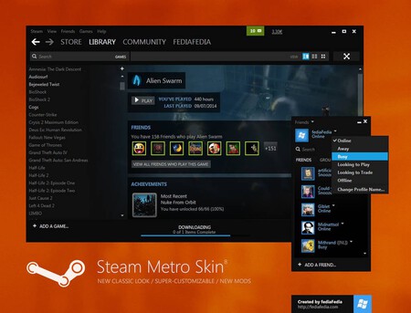 Imagen De Steam Metro Skins Valve