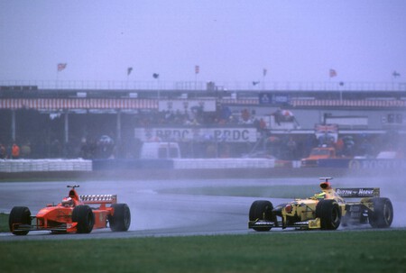 Schumacher Jordan Silverstone F1 1998