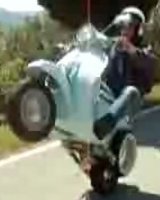 Una Vespa un poco intranquila