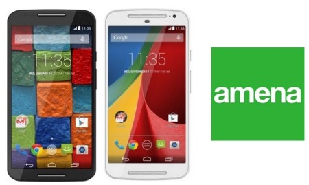 Precios Moto X y Moto G de nueva generación con Amena y comparativa con Orange y Yoigo