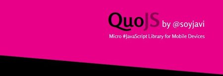 QuoJS, micro librería de JavaScript para móviles