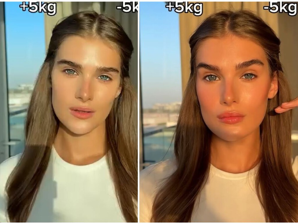 Consigue un rostro más fino o más relleno con solo tres productos y este truco viral 